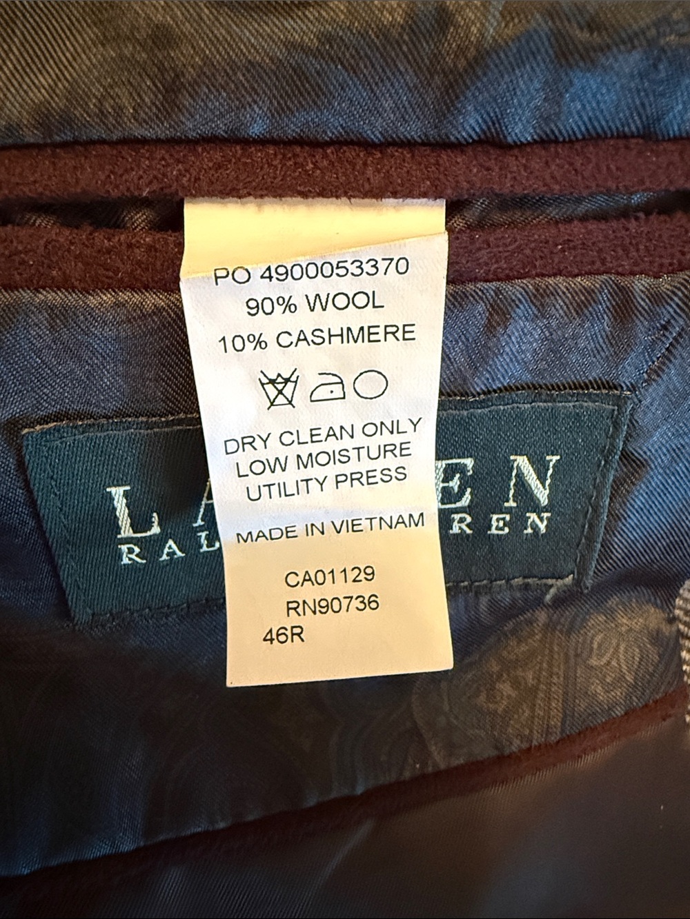 Lauren Ralph Lauren gray Herringbone Sport Coat - Picture 4 of 17